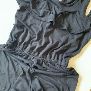 Joey b black romper girls large.